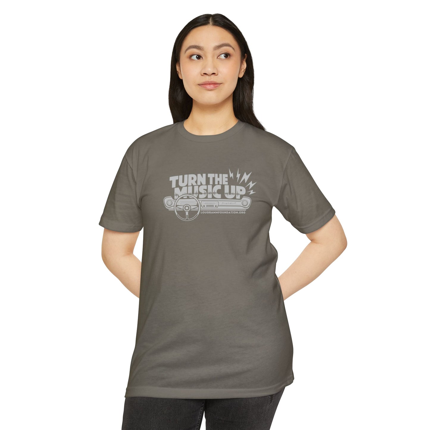 Turn the Music Up Unisex 60/40 Jersey T-shirt - Perfect for Music Lovers