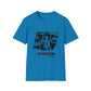 Lou’s Garage Black logo - Unisex Softstyle T-Shirt
