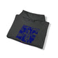 Lou’s Garage Blue logo - Unisex Heavy Blend™ Hooded Sweatshirt
