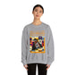 Rock Legend Lou Gramm Orange Logo - Unisex Heavy Blend™ Crewneck Sweatshirt
