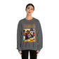 Rock Legend Lou Gramm Orange Logo - Unisex Heavy Blend™ Crewneck Sweatshirt