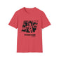Lou’s Garage Black logo - Unisex Softstyle T-Shirt