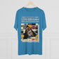 Rock Legend Lou Gramm Unisex Tri-Blend Crew Tee - Grey Logo