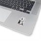 Lou Gramm Foundation Stencil Black Kiss-Cut Stickers