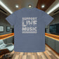 T-Shirt - Lou Gramm Foundation Support Live Music Live Musicians