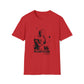 Lou Gramm Stencil Black logo - Unisex Softstyle T-Shirt