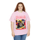 Rock Legend Lou Gramm Unisex Heavy Cotton Tee - Salmon logo