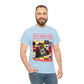 Rock Legend Lou Gramm Unisex Heavy Cotton Tee - Salmon logo