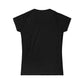Lou Gramm Stencil pink logo - Women's Softstyle Tee