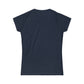 Lou Gramm Stencil pink logo - Women's Softstyle Tee