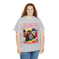 Rock Legend Lou Gramm Unisex Heavy Cotton Tee - Salmon logo