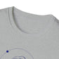 Lou Gramm Stencil Blue logo - Unisex Softstyle T-Shirt