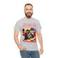 Rock Legend Lou Gramm Unisex Heavy Cotton Tee - Salmon logo