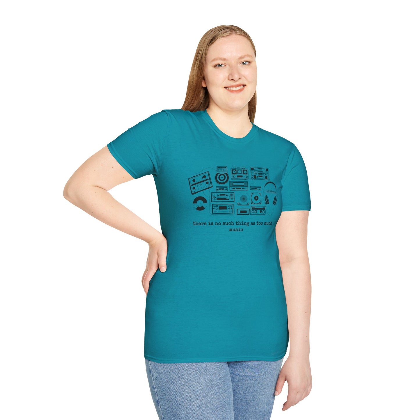 There is no such thing as too Much Music Unisex Softstyle T-Shirt