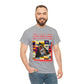 Rock Legend Lou Gramm Unisex Heavy Cotton Tee - Salmon logo