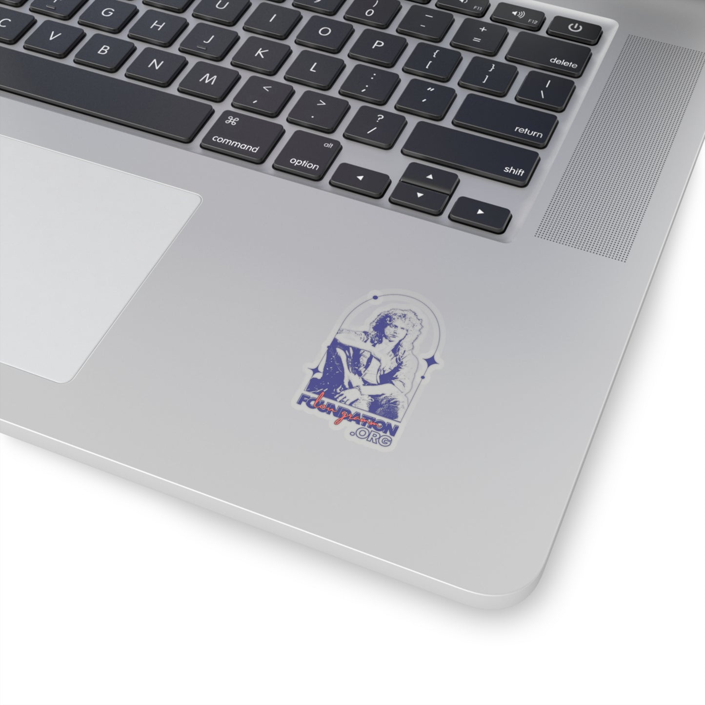 Lou Gramm Foundation Stencil Blue Kiss-Cut Stickers
