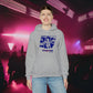 Lou’s Garage Blue logo - Unisex Heavy Blend™ Hooded Sweatshirt