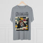 Rock legend Lou Gramm Unisex Tri-Blend Crew Tee - Black Logo