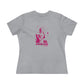 Lou Gramm Stencil Pink logo - Women's Premium Tee