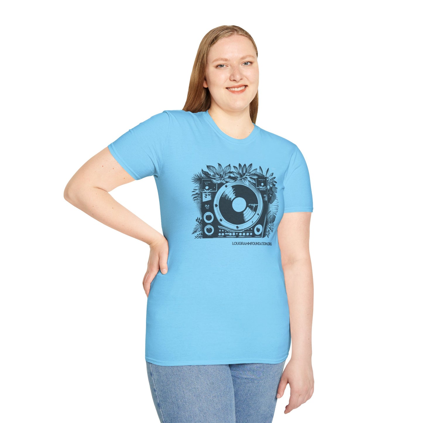 Vinyl in the wild Unisex Softstyle T-Shirt