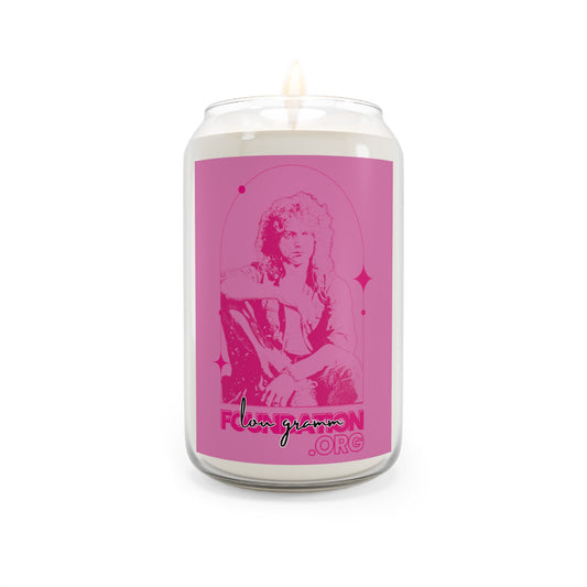 Lou Gramm Stencil Pink logo - Jumbo Scented Candle