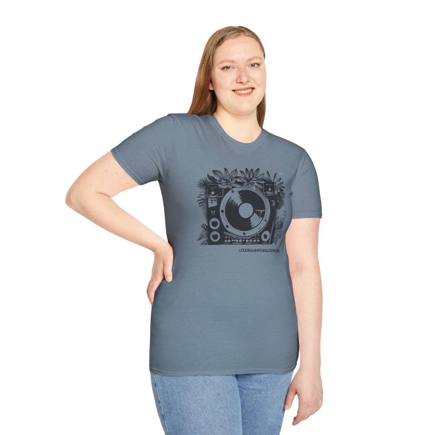 Vinyl in the wild Unisex Softstyle T-Shirt