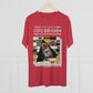 Rock Legend Lou Gramm Unisex Tri-Blend Crew Tee - Grey Logo