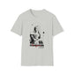 Lou Gramm Stencil Black logo - Unisex Softstyle T-Shirt