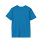 Lou Gramm Stencil Blue logo - Unisex Softstyle T-Shirt