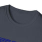 Lou’s Garage Blue logo - Unisex Softstyle T-Shirt