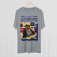 Rock Legend Lou Gramm Unisex Tri-Blend Crew Tee - Dark Blue Logo