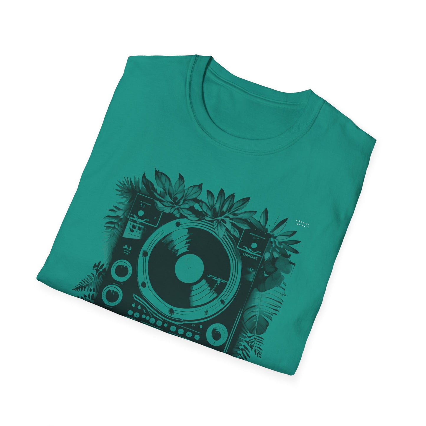Vinyl in the wild Unisex Softstyle T-Shirt