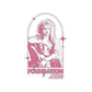 Lou Gramm Foundation Stencil pink Kiss-Cut Stickers