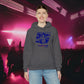 Lou’s Garage Blue logo - Unisex Heavy Blend™ Hooded Sweatshirt