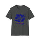 Lou’s Garage Blue logo - Unisex Softstyle T-Shirt