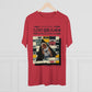 Rock legend Lou Gramm Unisex Tri-Blend Crew Tee - Black Logo
