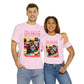 Rock Legend Lou Gramm Unisex Heavy Cotton Tee - Salmon logo