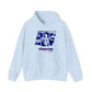 Lou’s Garage Blue logo - Unisex Heavy Blend™ Hooded Sweatshirt