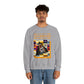 Rock Legend Lou Gramm Orange Logo - Unisex Heavy Blend™ Crewneck Sweatshirt