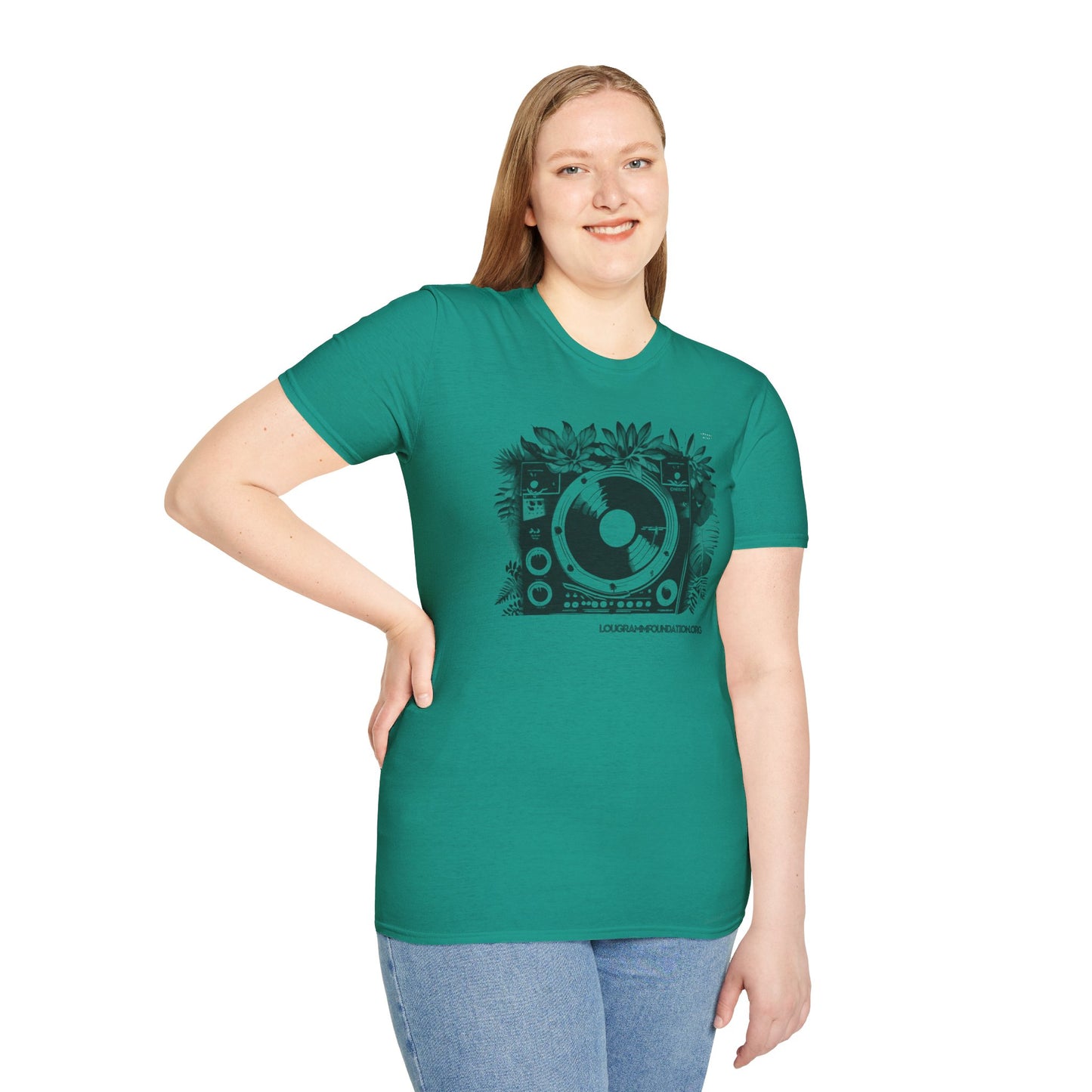 Vinyl in the wild Unisex Softstyle T-Shirt