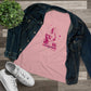 Lou Gramm Stencil Pink logo - Women's Premium Tee