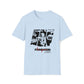 Lou’s Garage Black logo - Unisex Softstyle T-Shirt