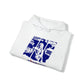Lou’s Garage Blue logo - Unisex Heavy Blend™ Hooded Sweatshirt