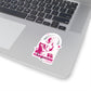 Lou Gramm Foundation Stencil pink Kiss-Cut Stickers