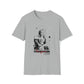 Lou Gramm Stencil Black logo - Unisex Softstyle T-Shirt