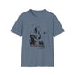 Lou Gramm Stencil Black logo - Unisex Softstyle T-Shirt