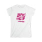 Lou’s Garage Pink logo - Women's Softstyle Tee