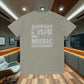 T-Shirt - Lou Gramm Foundation Support Live Music Live Musicians