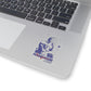 Lou Gramm Foundation Stencil Blue Kiss-Cut Stickers