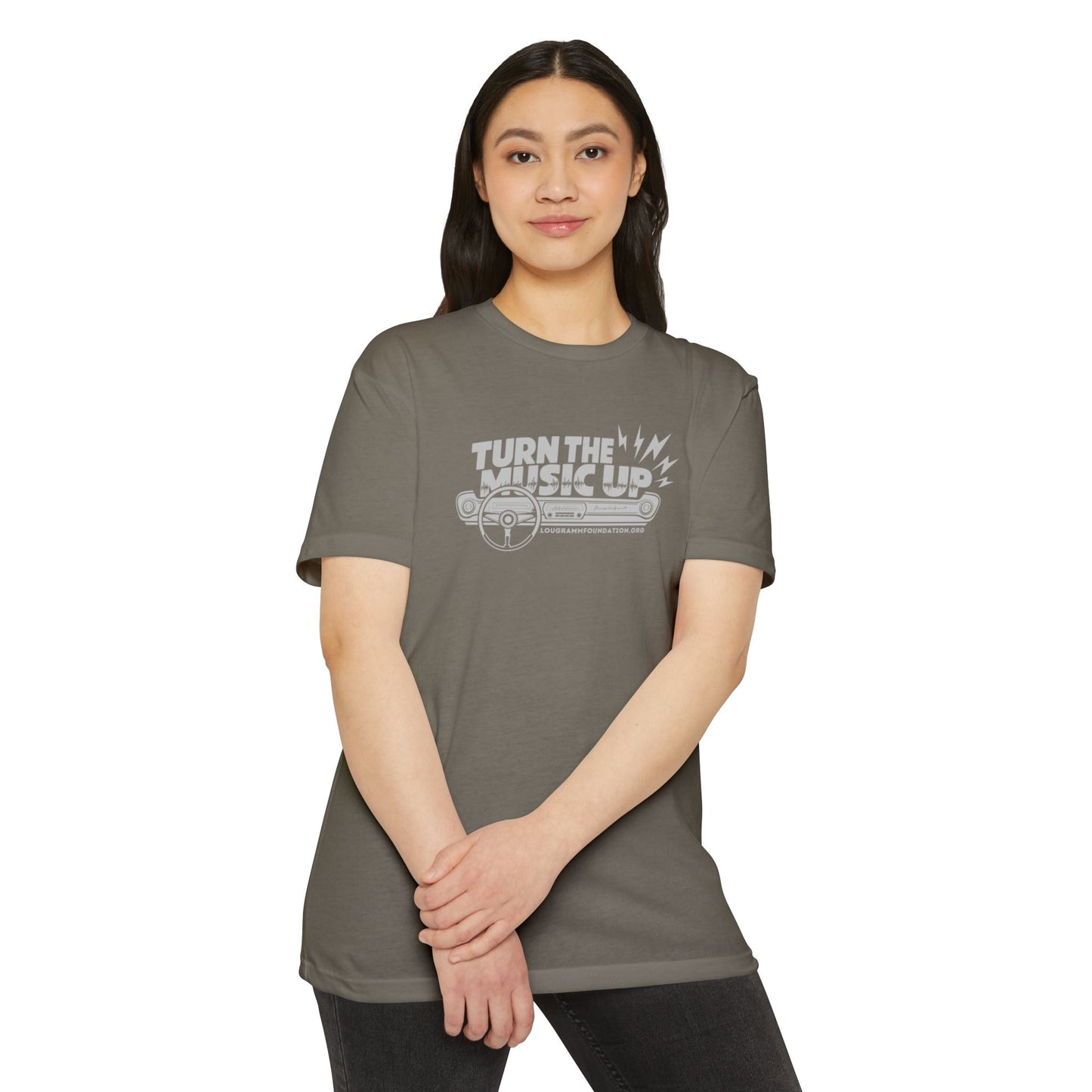 Turn the Music Up Unisex 60/40 Jersey T-shirt - Perfect for Music Lovers